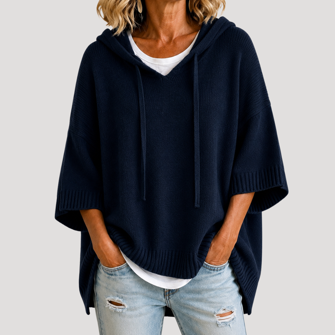 Ninon Pull Femme Oversize à Capuche