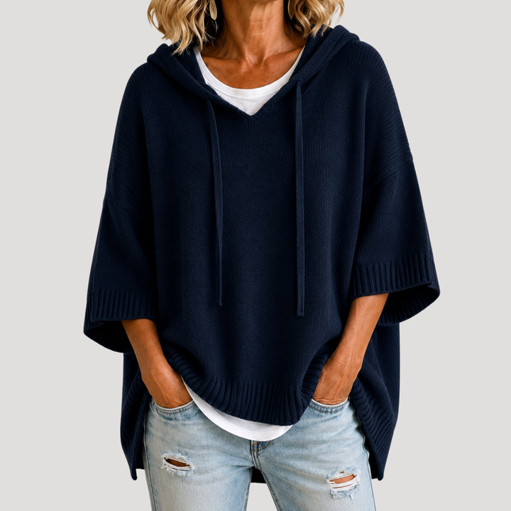 Ninon Pull Femme Oversize à Capuche