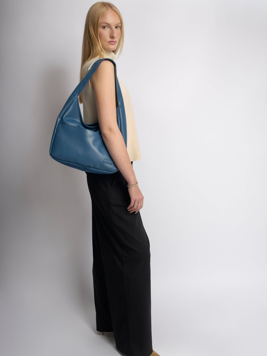 Luciana Sac Femme Épaule Vegan Hobo Minimaliste Élégant & Spacieux 13", vue 98