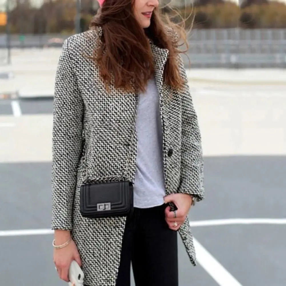 Celeste Manteau en Laine Femme Élégant, Chaud & Polyvalent pour l’Hiver, vue 4