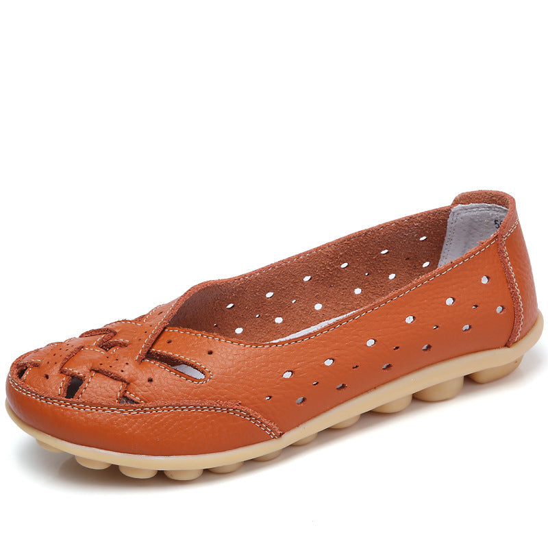 Luenama | Mocassins Confortables en Cuir pour femmes