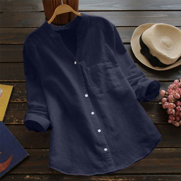 Seriasa | Chemise décontractée en lin et coton pour femme