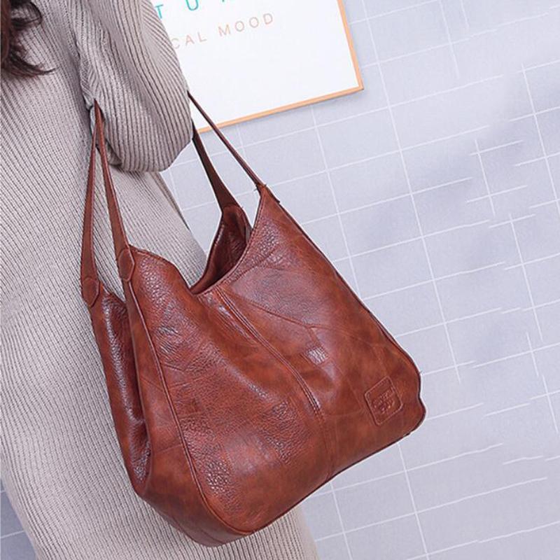 Alice Sac Vintage Femme Élégant Sac à Main en Similicuir avec Grand Espace & Finitions, vue 9