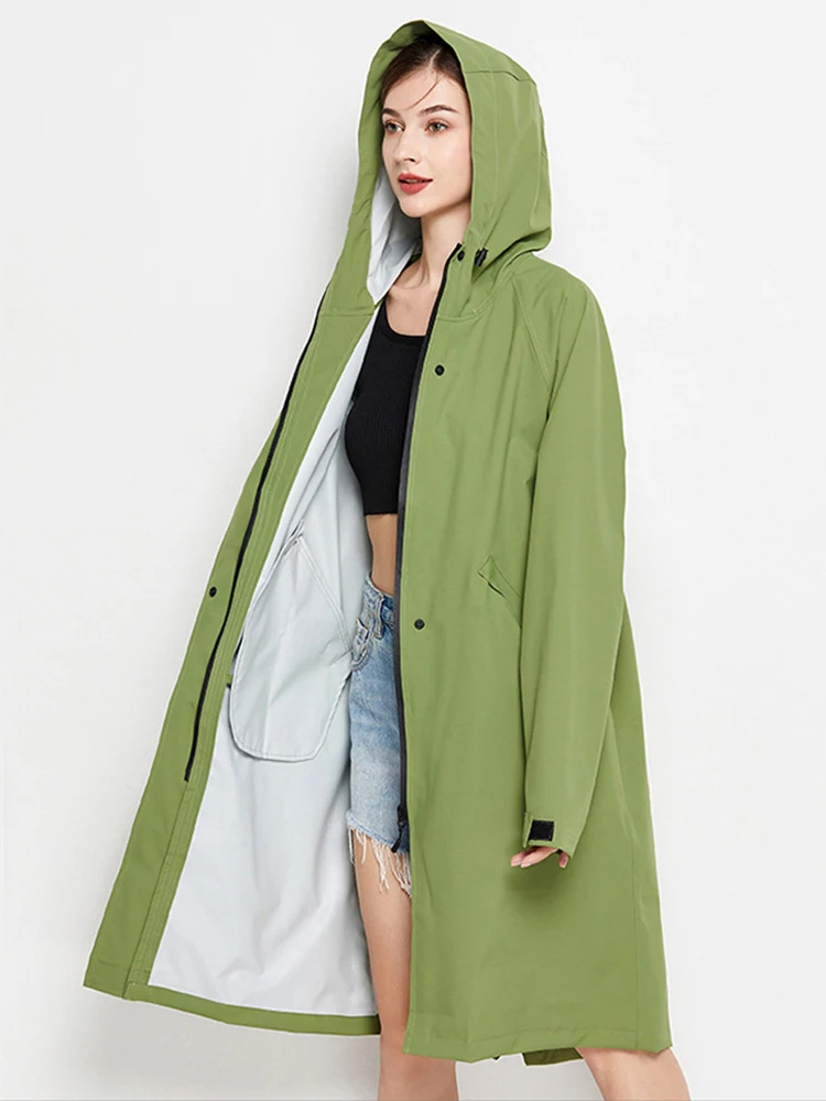 Malia Veste Femme Imperméable Légère Coupe-Vent avec Capuche Ajustable & Poches Pratiques, vue 8