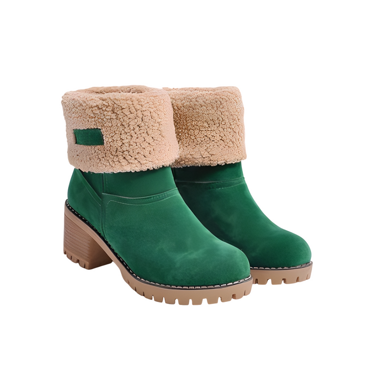 Joella Bottes d’Hiver en Daim pour Femme Chaussures Élégantes et Chaudes avec Semelle Antidérapante pour Temps Froid, vue 6