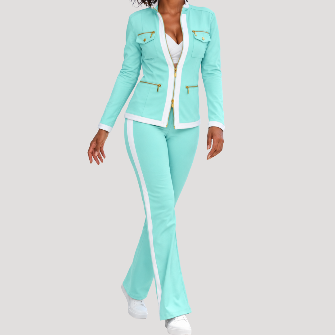 Zoé Ensemble Jogging Femme Rayé Deux Pièces