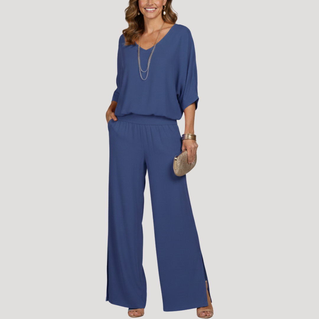 Women's Elegant Loose Two-Piece Trouser Set
