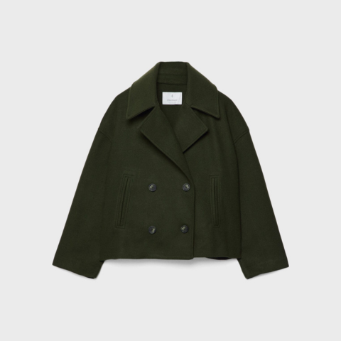 Addison Veste Femme Manteau Court Élégant à Double Boutonnage au Style Moderne, vue 7