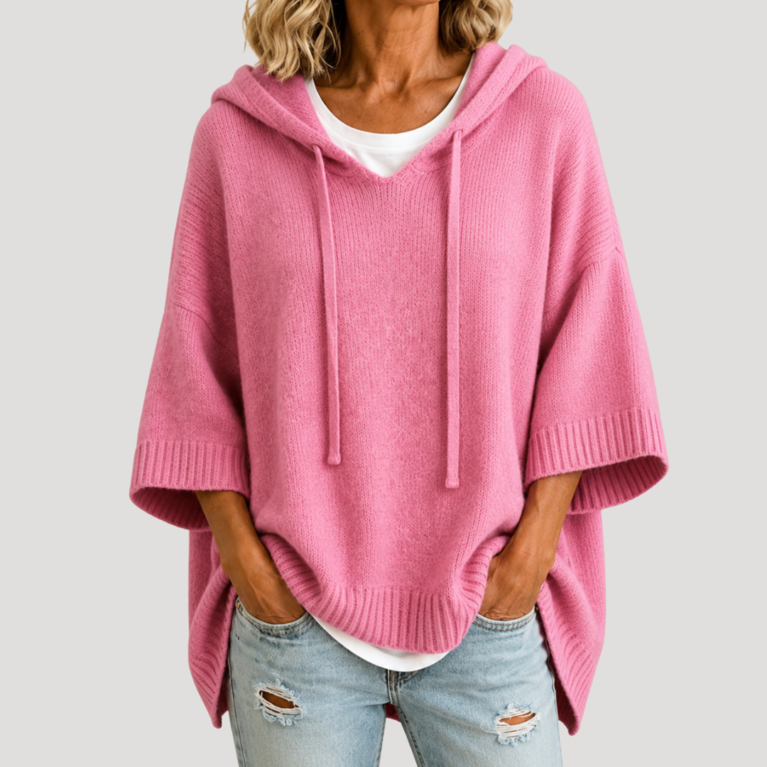 Ninon Pull Femme Oversize à Capuche