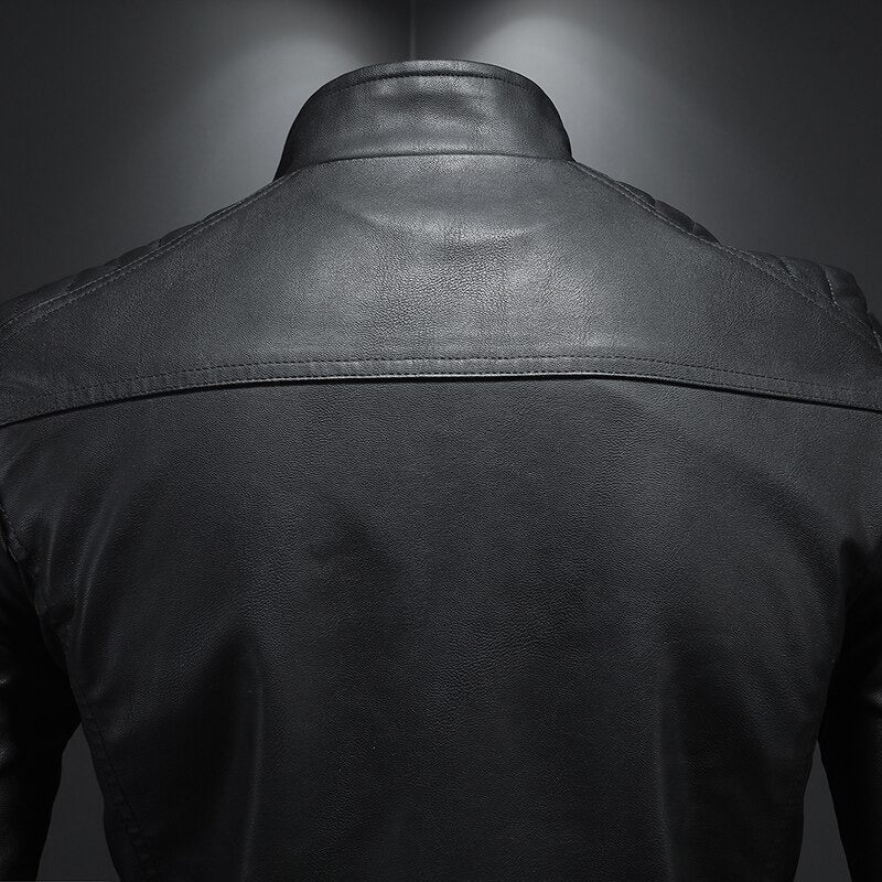 Lance Veste Homme en Cuir Élégante, Confortable avec Coupe Régulière & Fermeture Éclair, vue 2