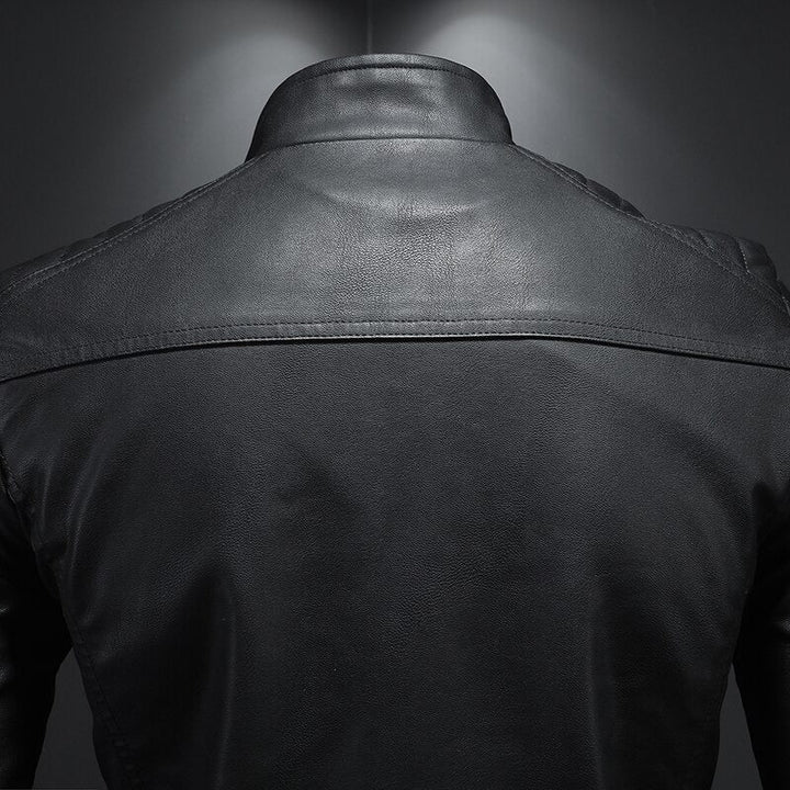 Lance Veste Homme en Cuir Élégante, Confortable avec Coupe Régulière & Fermeture Éclair, vue 2