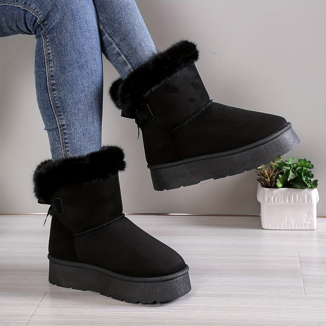 Zainab Bottes Hiver Femme Doublure Thermique Chaude & Semelle Antidérapante Confortable, vue 5