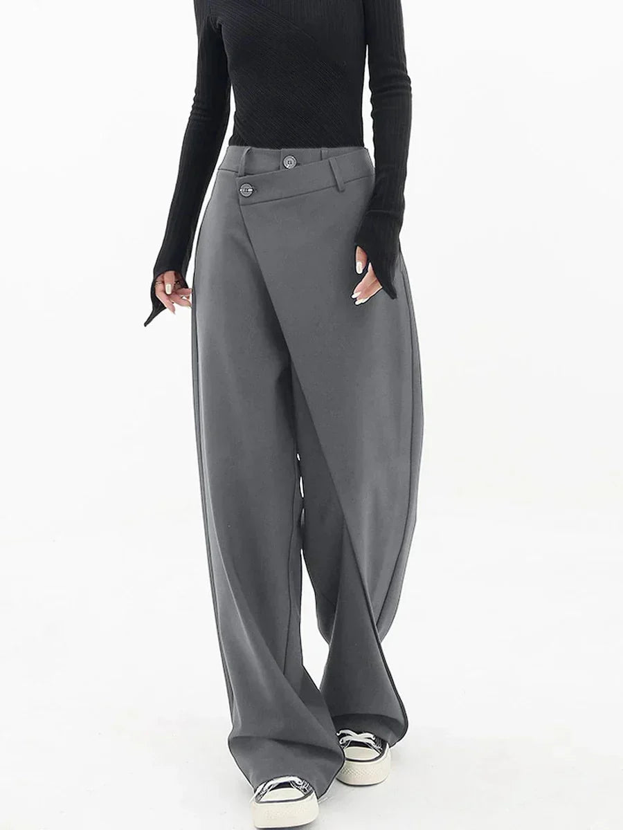 Emma Pantalon Ample Femme Pantalon Large Confortable & Respirant pour un Look Décontracté et Stylé, vue 7
