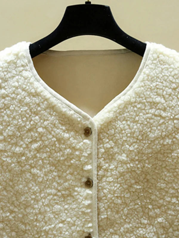 Nora Gilet Sans Manches Femme Tissu Doux, Fermeture à Boutons & Style Polyvalent, vue 3