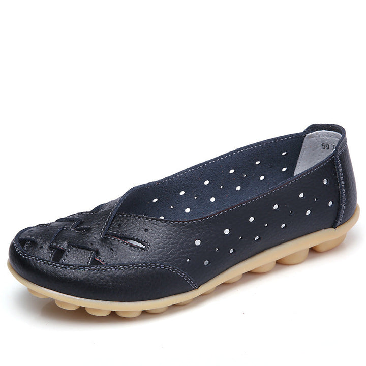 Luenama | Mocassins Confortables en Cuir pour femmes