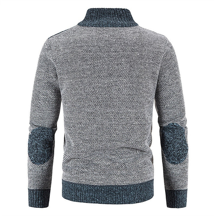 Thom Gilet Zippé Homme Couche en Maille Douce et Chaude avec Coupe Moderne & Confort Isolant Léger, vue 2