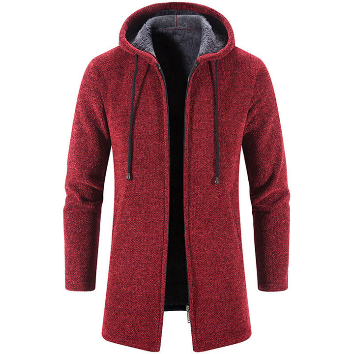 Reginald Veste à Capuche Homme en Polaire Manteau Extérieur Doux et Chaud avec Coupe Confortable pour Temps Froid, vue 2