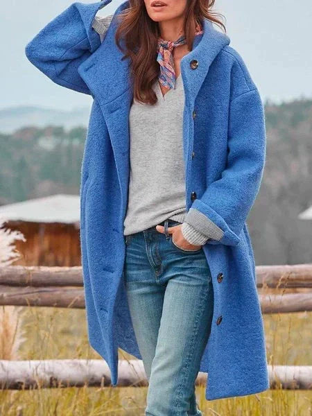 Audrey Manteau Femme en Laine Douce Élégant, Chaud & Polyvalent pour l’Hiver, vue 4