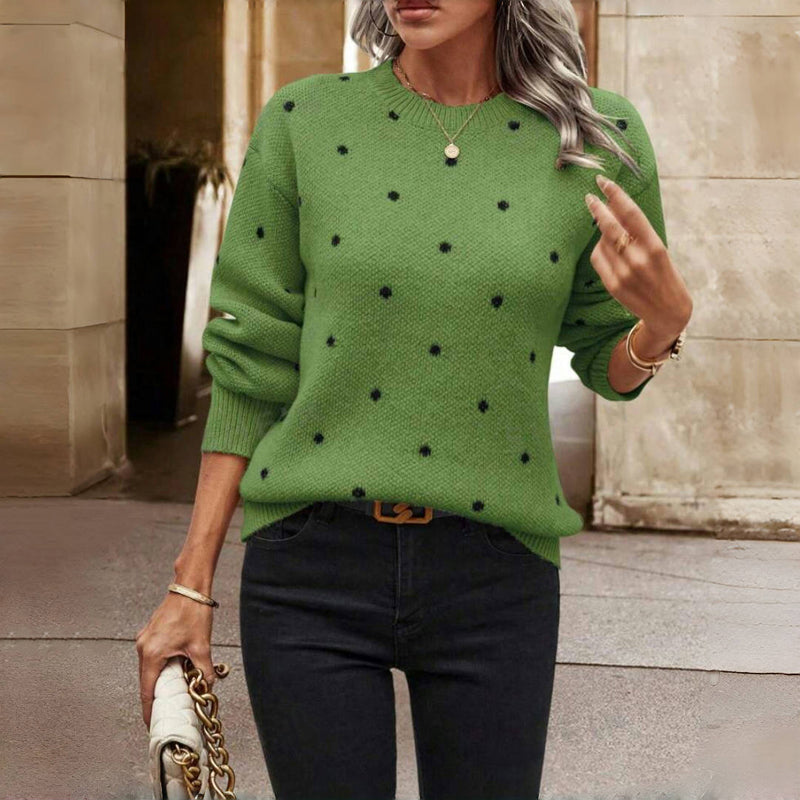 Pull en Maille à Pois pour femme, vue 3