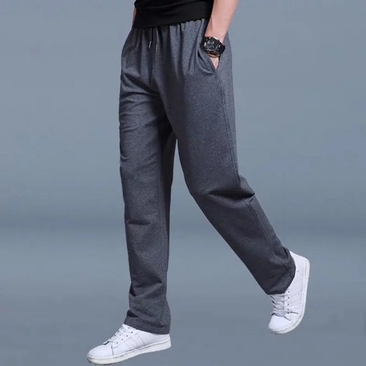 Larry Jogging Homme Coton avec Taille Ajustable, Coupe Moderne & Confort Respirant, vue 4