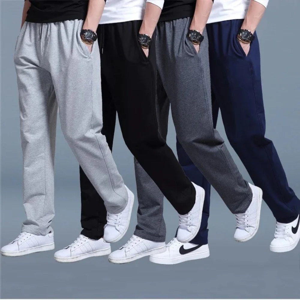 Larry Jogging Homme Coton avec Taille Ajustable, Coupe Moderne & Confort Respirant