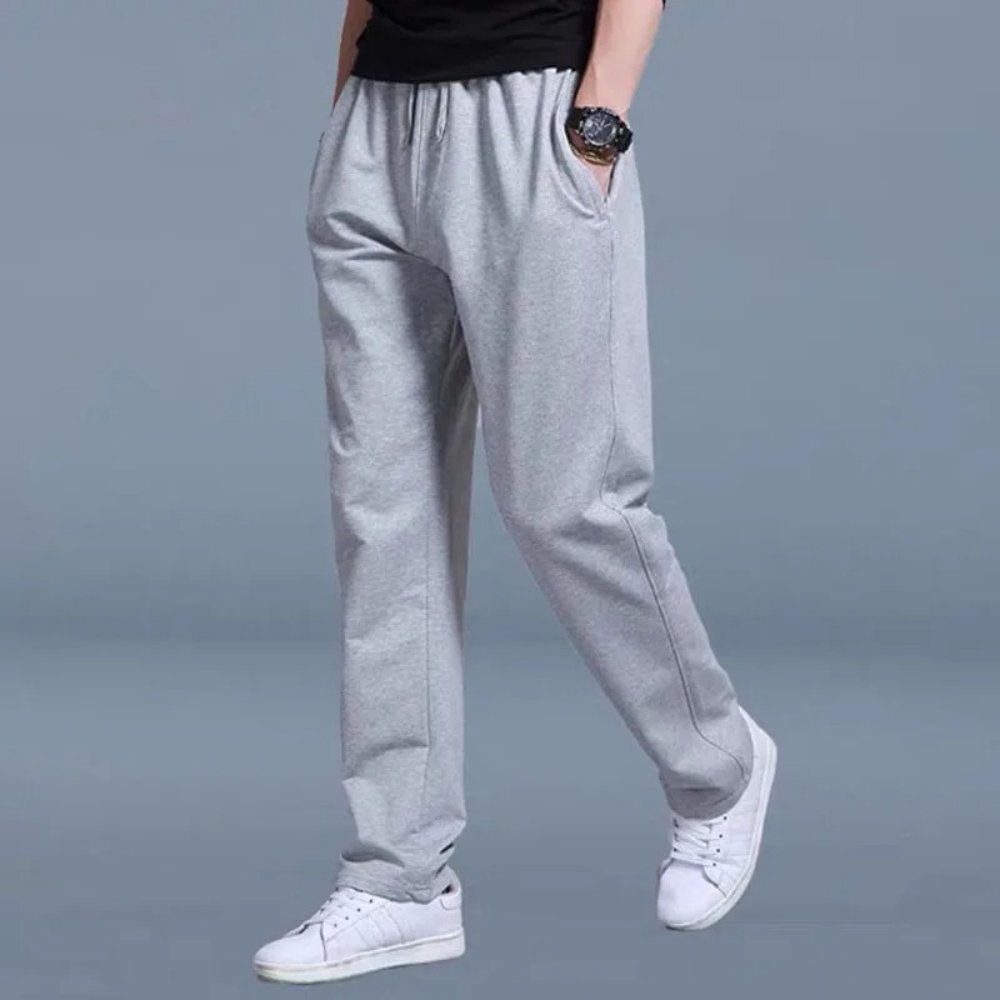 Larry Jogging Homme Coton avec Taille Ajustable, Coupe Moderne & Confort Respirant, vue 2