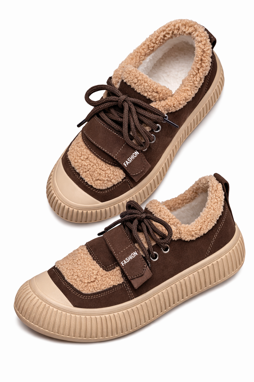 Amelia Baskets Montantes Hiver Femme Doublure Peluche & Semelle Antidérapante Chaude