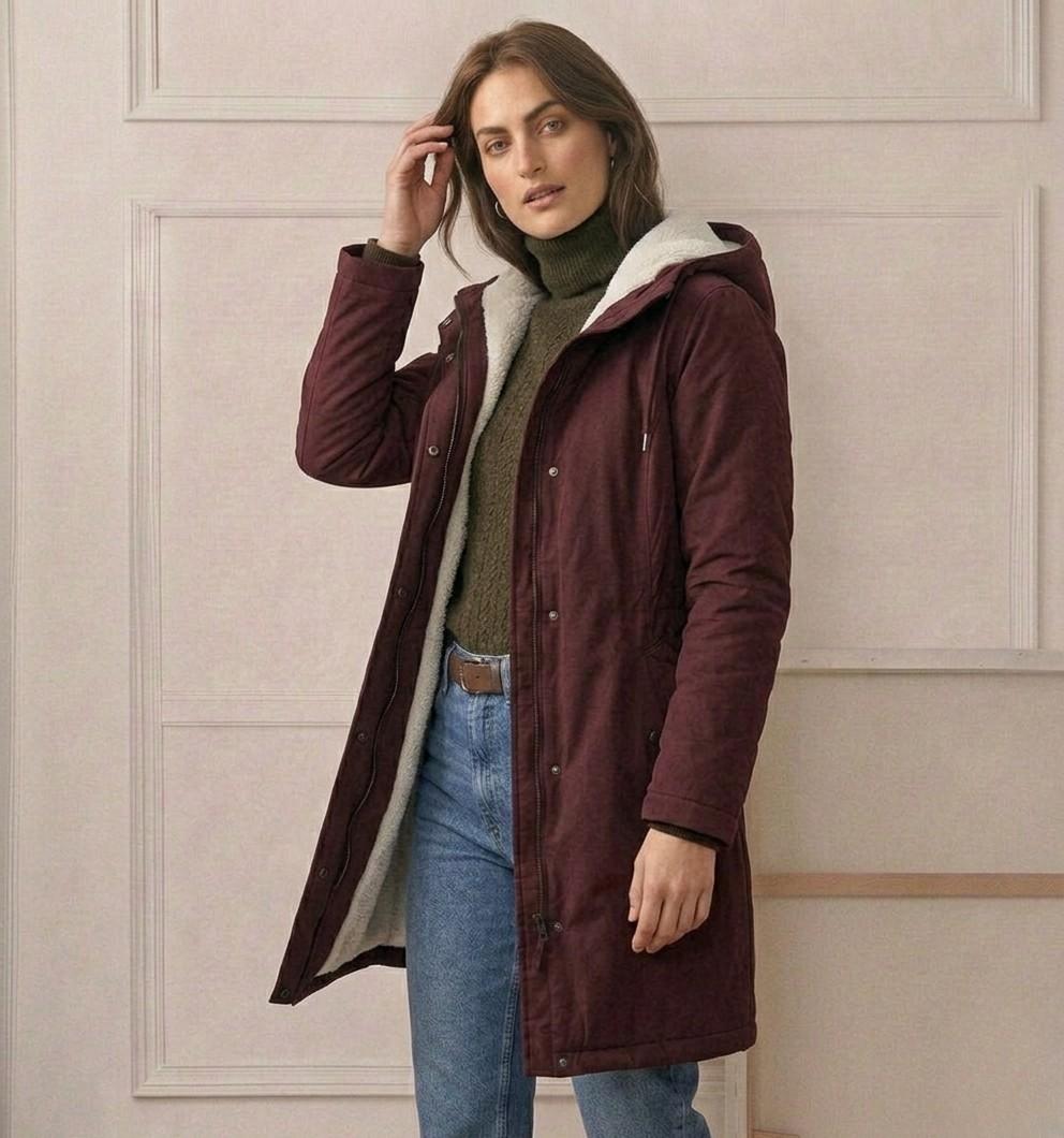 Parka d'Hiver Doublée en Polaire pour femme, vue 16
