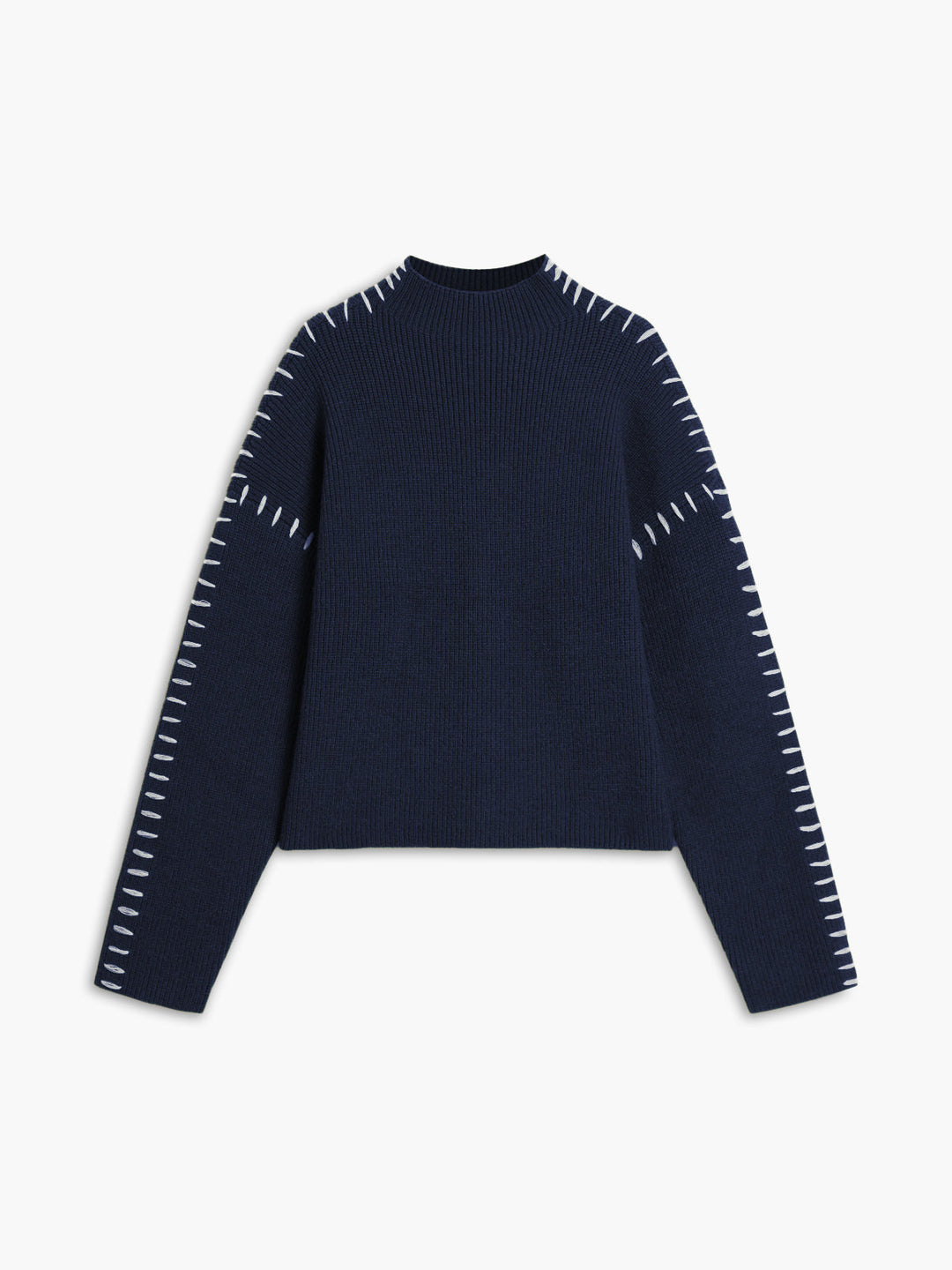 Kayla Pull Femme Pull Oversize à Col Montant en Maille Douce Chic & Confortable, vue 12