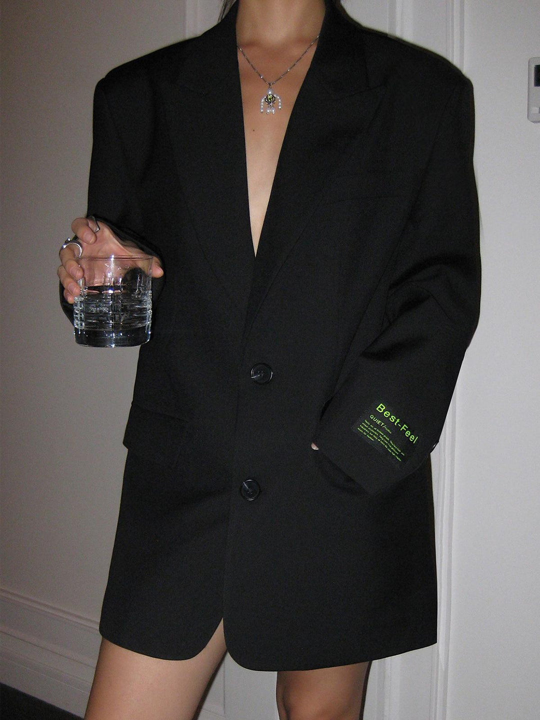 Lorène Blazer Femme Blazer Oversize avec Revers Classiques & Coupe Élégante Intemporelle, vue 8