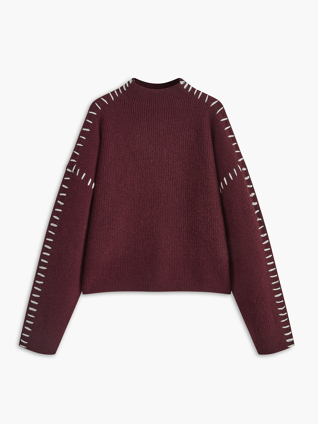 Kayla Pull Femme Pull Oversize à Col Montant en Maille Douce Chic & Confortable, vue 13