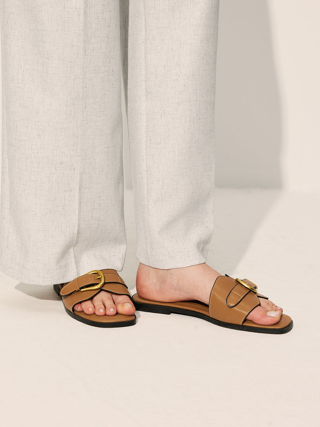 Héloïse Sandales Femme Cuir Confortables avec Bride Ajustable & Semelle Ergonomique, vue 7