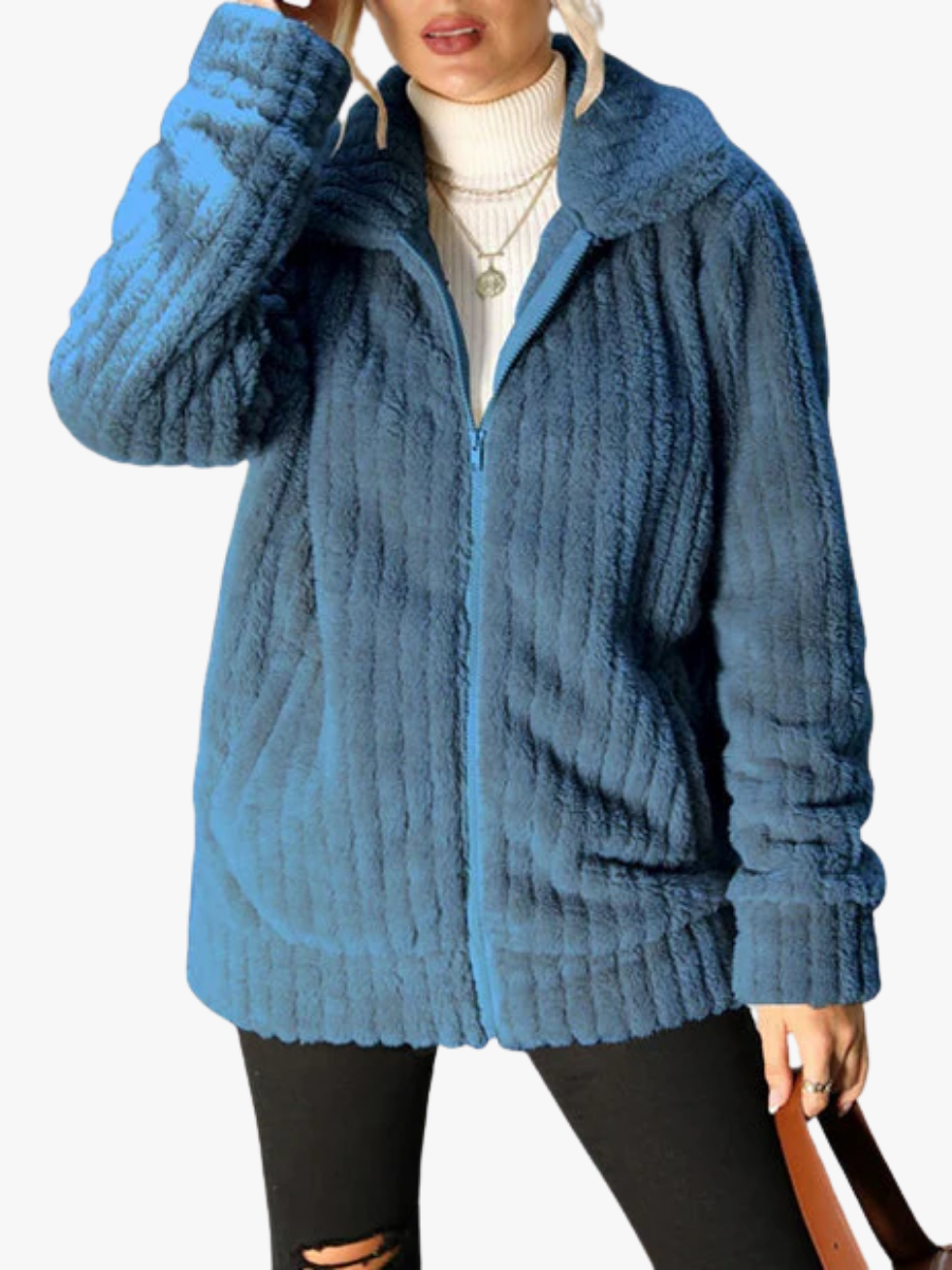 Manteau en Peluche pour femme