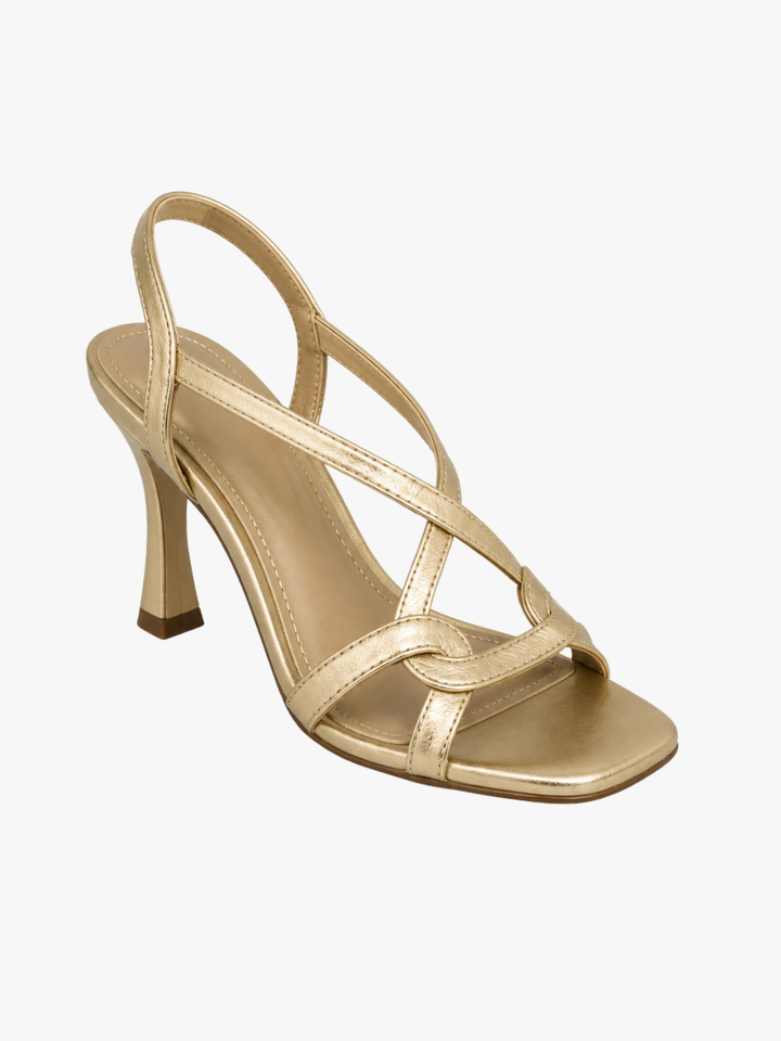 Sandales Dorées à Brides pour femme