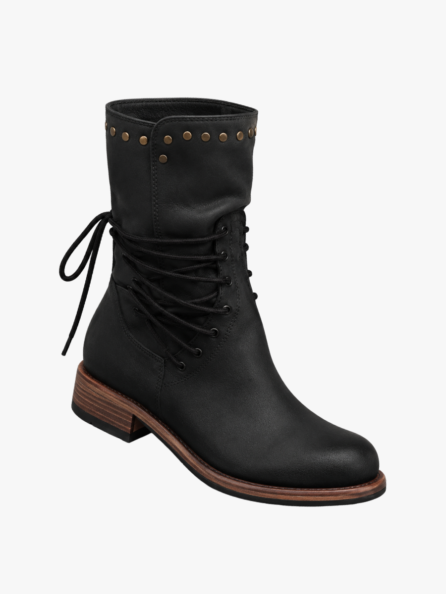 Bottes Rétro en Polaire pour femme