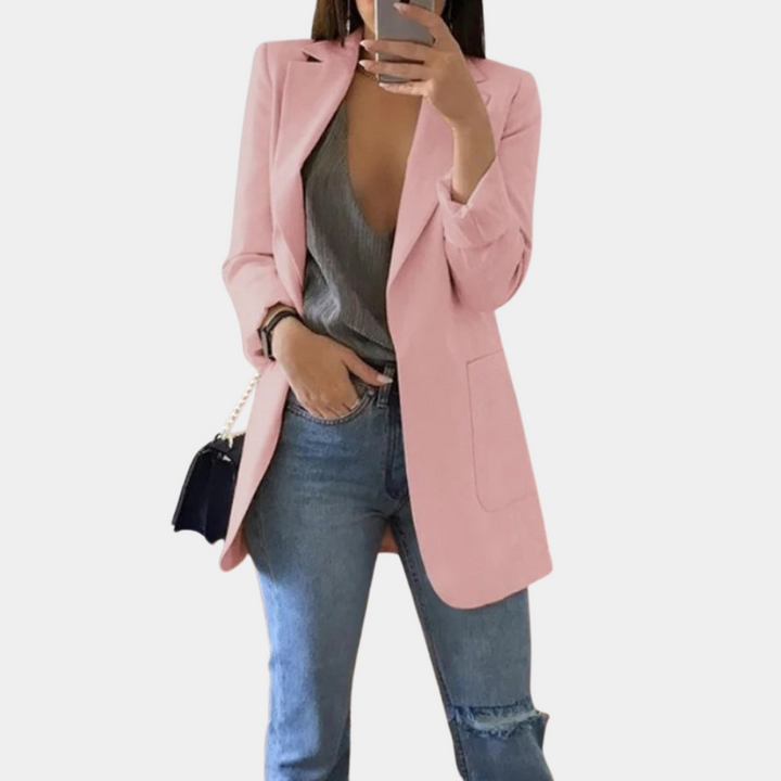 Bella Blazer Femme Blazer Élégant à Manches Longues avec Coupe Chic et Moderne, vue 5