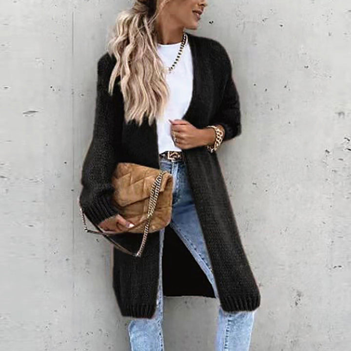Bérénice Cardigan Femme Oversize en Maille Douce
