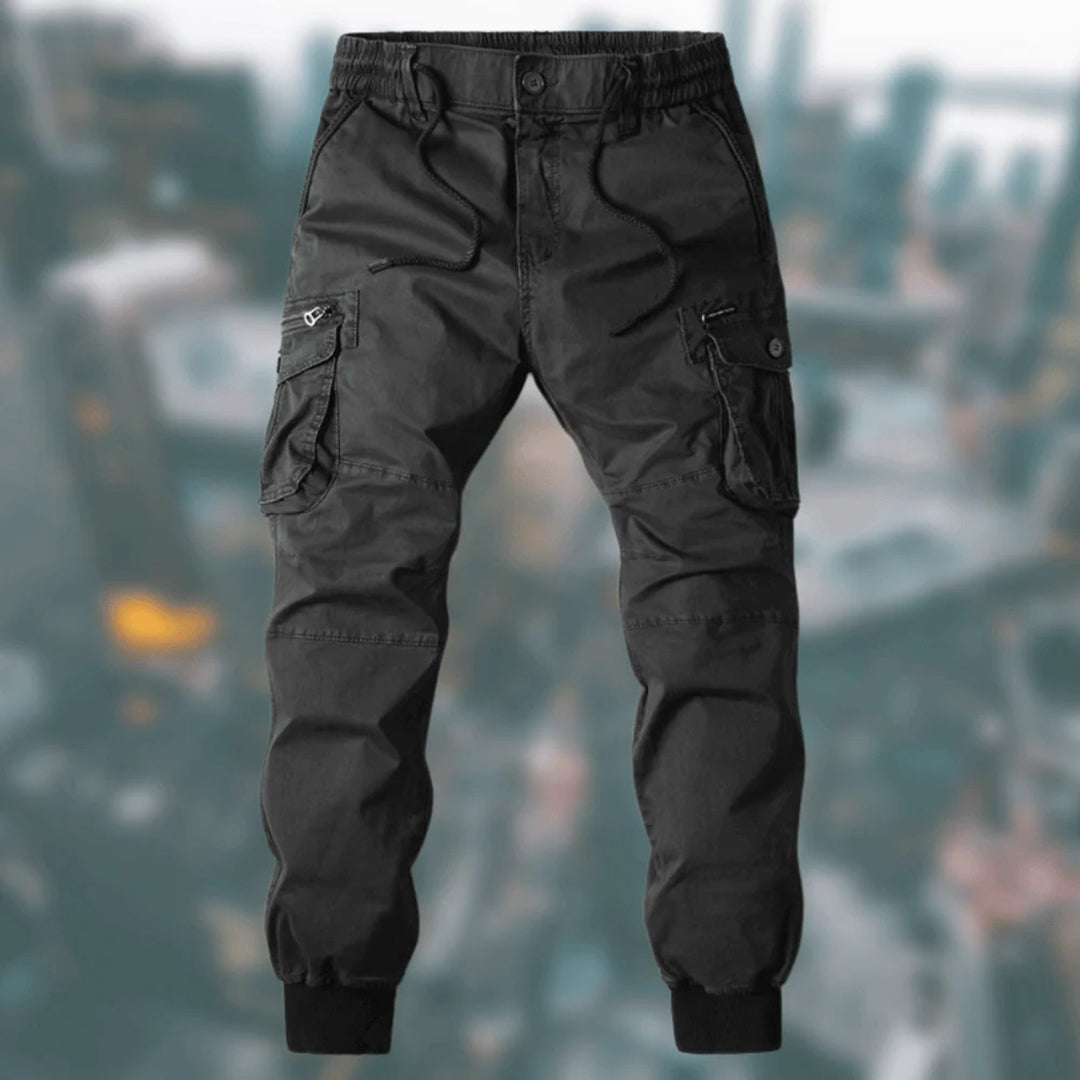 Troy Pantalon Cargo Homme Confort Décontracté avec Poches Multiples & Taille Ajustable, vue 4