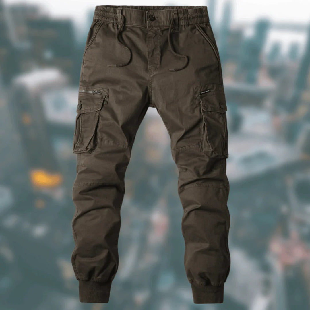 Troy Pantalon Cargo Homme Confort Décontracté avec Poches Multiples & Taille Ajustable, vue 5