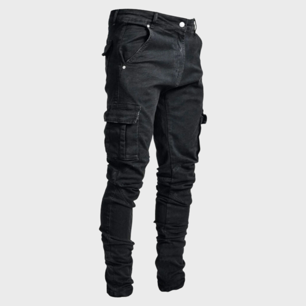 Liam Pantalon Cargo Extensible pour Homme Coupe Décontractée Légère avec Design Respirant et Polyvalent