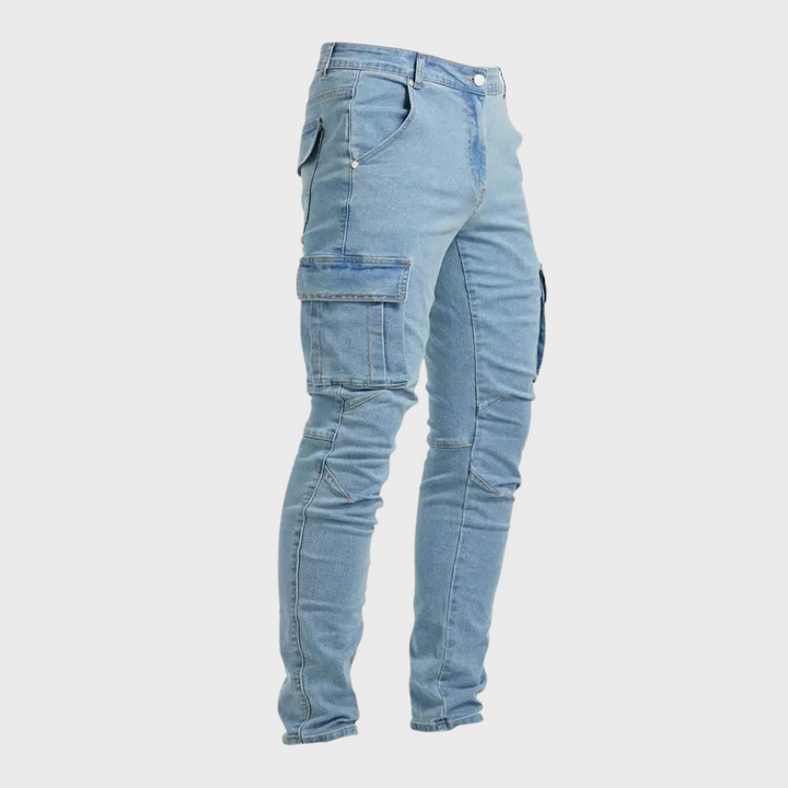 Liam Pantalon Cargo Extensible pour Homme Coupe Décontractée Légère avec Design Respirant et Polyvalent, vue 3
