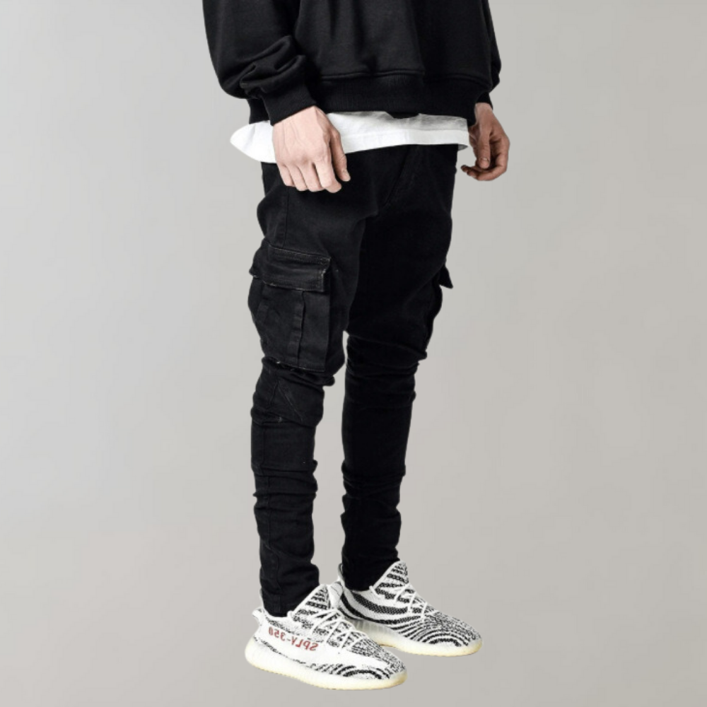 Liam Pantalon Cargo Extensible pour Homme Coupe Décontractée Légère avec Design Respirant et Polyvalent, vue 2