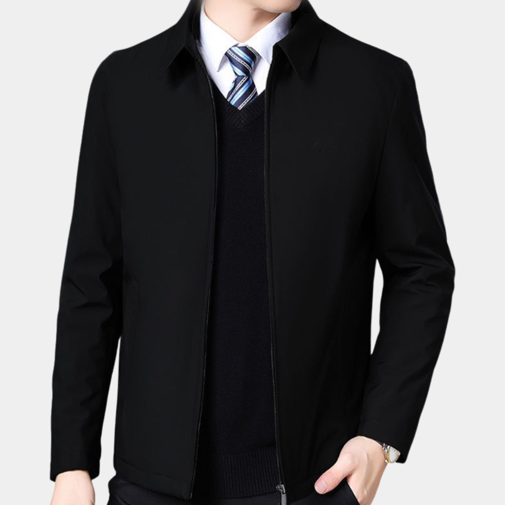Sandro Veste Homme Casual Veste Zippée Décontractée & Élégante au Style Intemporel, vue 2