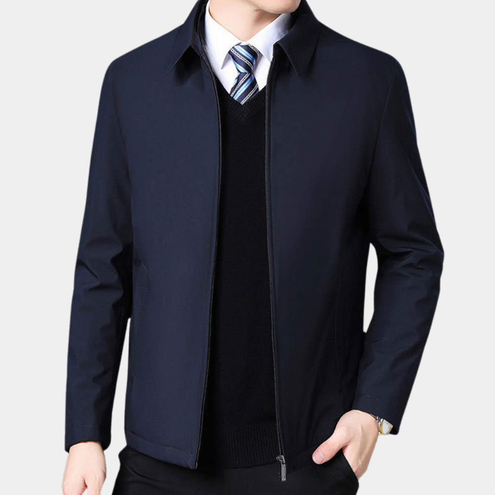 Sandro Veste Homme Casual Veste Zippée Décontractée & Élégante au Style Intemporel