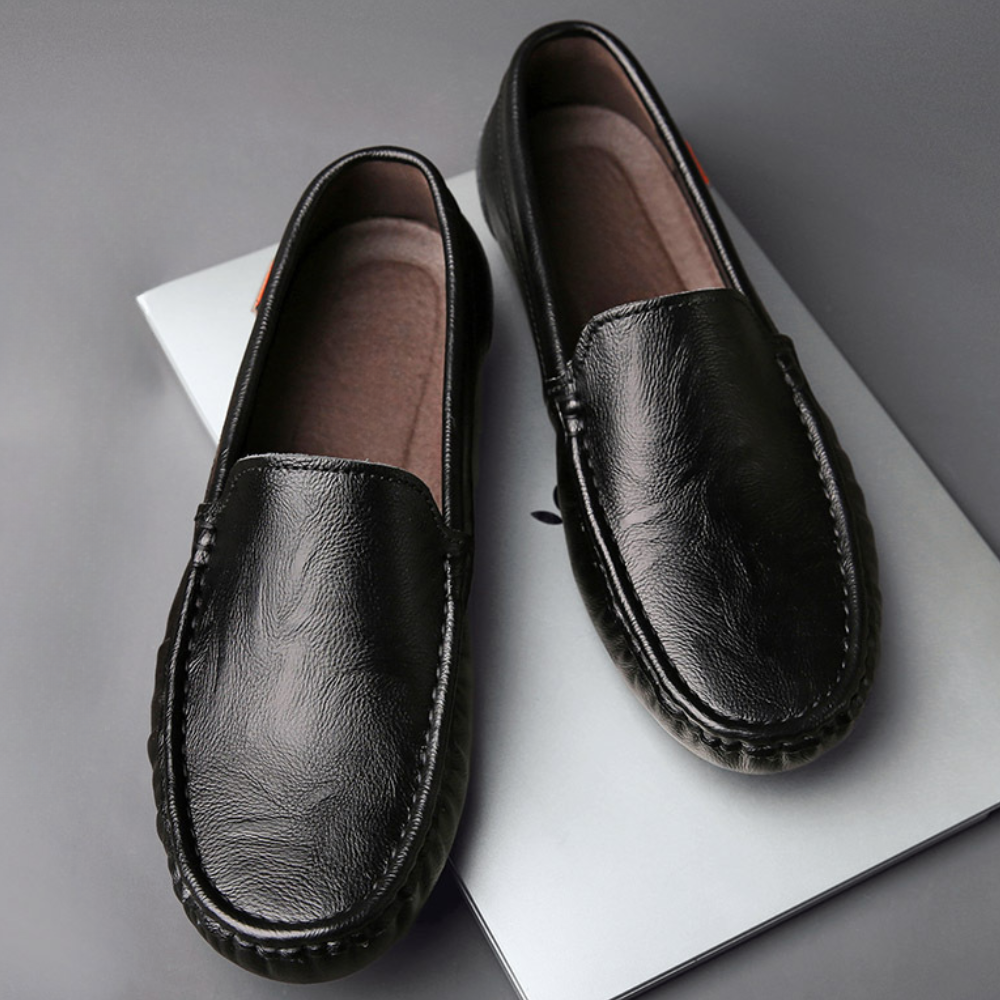 Emerson Mocassins Homme en Cuir Chaussures Slip-On Élégantes & Confort Durable, vue 2