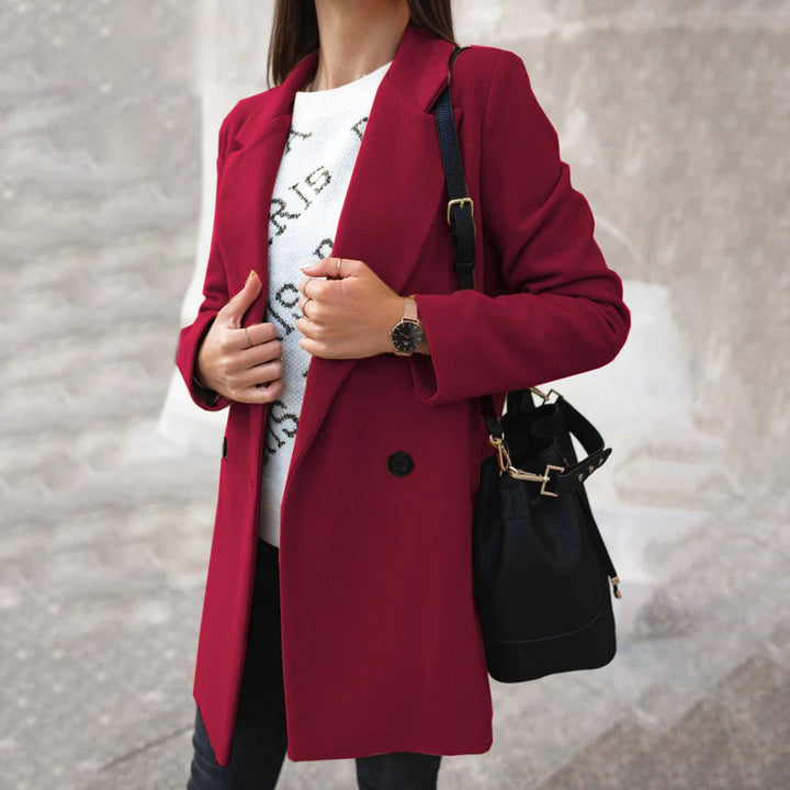 Soleil Manteau Femme Long Manteau d’Hiver Élégant & Confortable au Style Chic, vue 2