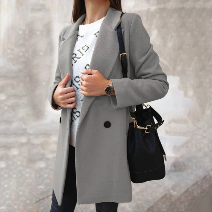 Soleil Manteau Femme Long Manteau d’Hiver Élégant & Confortable au Style Chic, vue 5