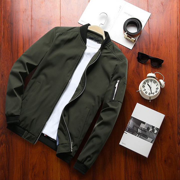 Tyler Veste Zippée pour Homme Coupe droite avec poche sur la manche et poignets côtelés, vue 4