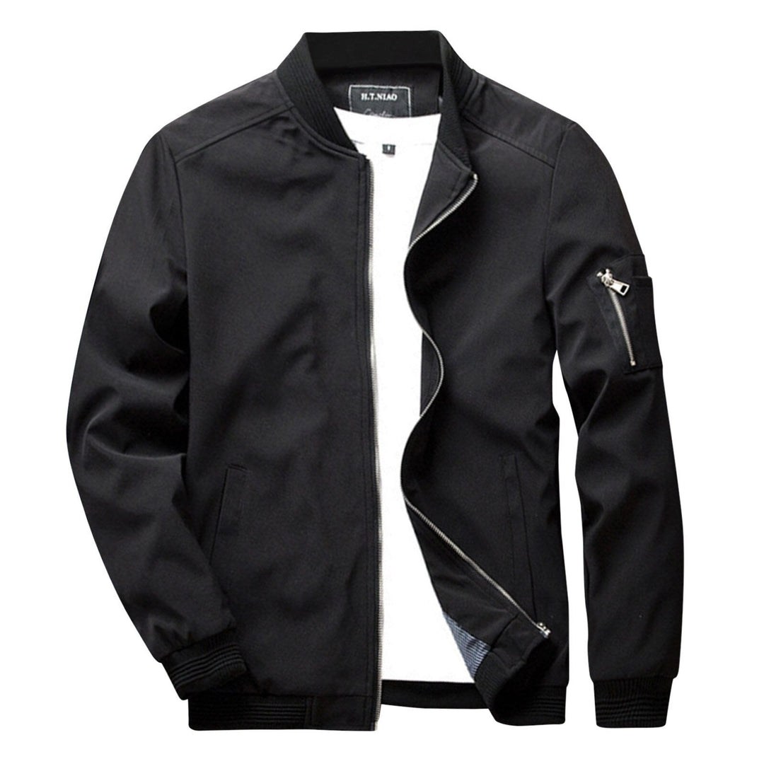 Tyler Veste Zippée pour Homme Coupe droite avec poche sur la manche et poignets côtelés, vue 5
