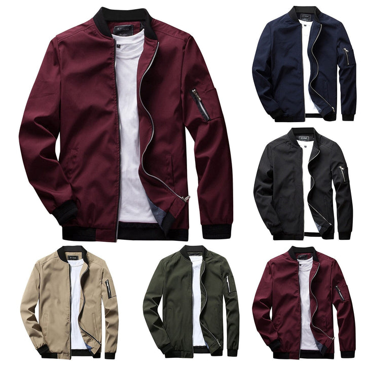 Tyler Veste Zippée pour Homme Coupe droite avec poche sur la manche et poignets côtelés, vue 3